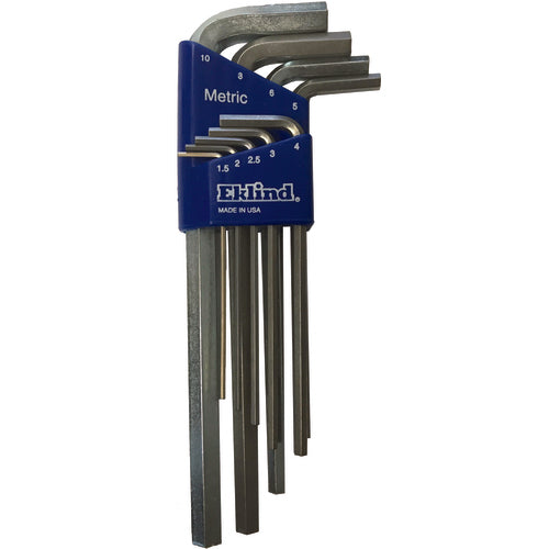 9PC MM BRIGHT HEXL SET - USA Tool & Supply