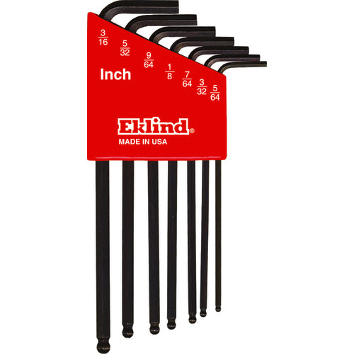 7PC BALL-HEX-L KEY SET - USA Tool & Supply