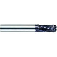 1/4 X 1/4 X 3/4 X 2-1/2 3Fl Reg Fine Ball Rougher X-Power Carbide End Mill - USA Tool & Supply