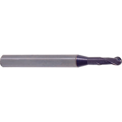 3/32 × 1/8 × 9/64(5/8) × 2″ X-Power 2Fl Rib Ball Nose End Mill