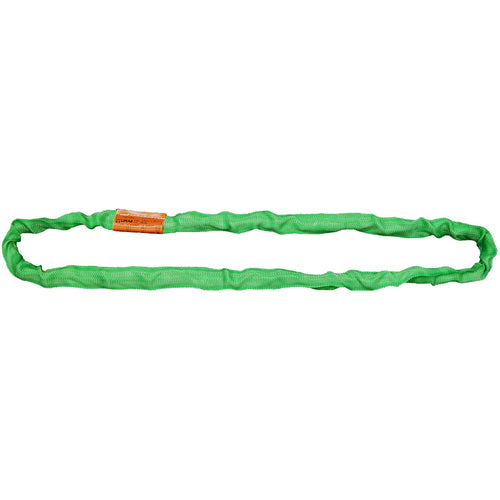 EN60X2 Green Endless 2' Roundsling Polyester Sling - USA Tool & Supply