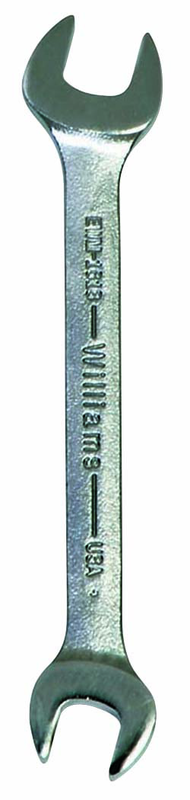 21.0 x 24mm - Chrome Satin Finish Open End Wrench - USA Tool & Supply