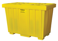 220 GAL SPILL KIT BOX YELLOW W/COVER - USA Tool & Supply