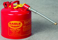 #U251S; 5 Gallon Capacity - Type II Safety Can - USA Tool & Supply