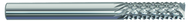 1/4 x 3/4 x 1/4 x 2-1/2 Solid Carbide Router - End Mill Style - USA Tool & Supply
