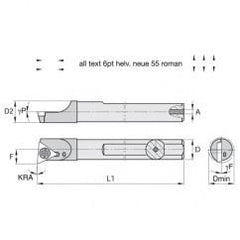 FCBI25045L CARBIDE SHANK BORING BAR - USA Tool & Supply