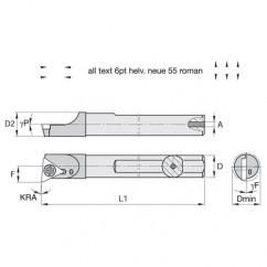QCBI50085R CARBIDE SHANK BORING BAR - USA Tool & Supply