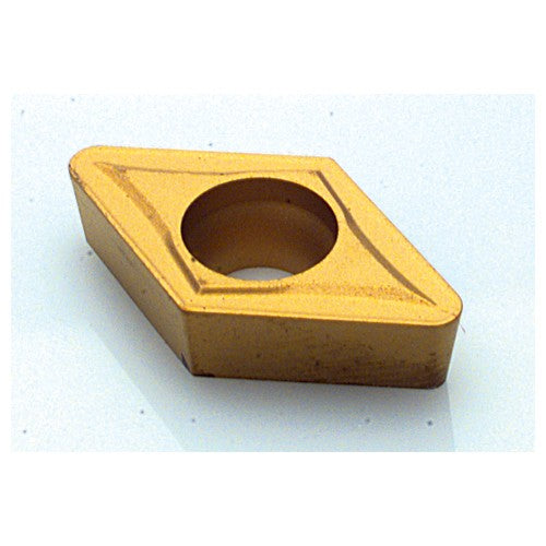 DCMT 32.53 M51 PT1225, 0.047'Ä≥ Corner Radius, 0.156'Ä≥ Thick, 3/8'Ä≥ Inscribed Circle, TiN|TiCN|Al2O3|TiN, Diamond, Turning Indexable Insert - USA Tool & Supply