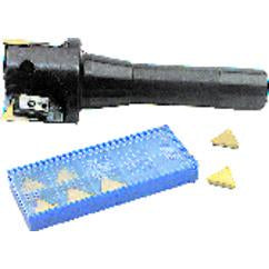 3'' Cutting Dia. x 40 STD SH - Holds 5 Insert(s) - Indexable End Mill - USA Tool & Supply