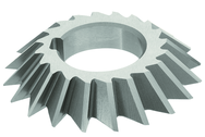 5 x 3/4 x 1-1/4 - HSS - 45 Degree - Left Hand Single Angle Milling Cutter - 24T - TiN Coated - USA Tool & Supply