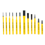 12PC PUNCH AND CHISEL SET - USA Tool & Supply