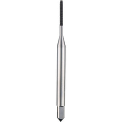 3 × 6 × 4.5 × 65 mm 2 Flute 0.1mm C/R Carbide End Mill-Plain Shank - Exact Industrial Supply