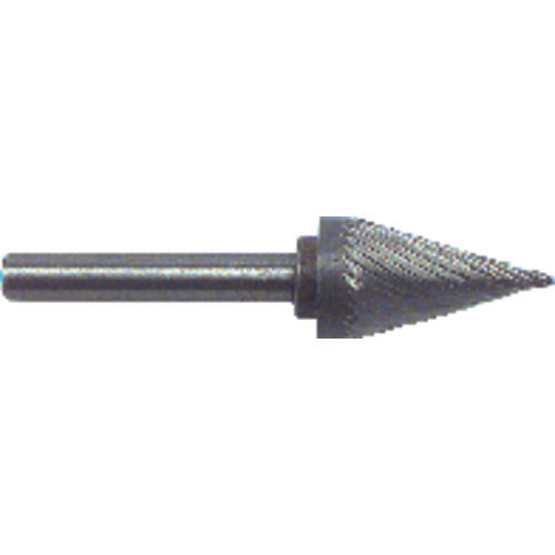 1/2 × 7/8 × 1/4″ SH 28° Cone Shape - HSS - Burr - USA Tool & Supply