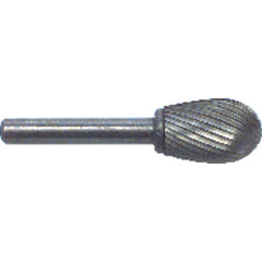 5/8 × 1 × 1/4″ SH Oval Shape - HSS - Burr - USA Tool & Supply