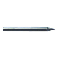 1/4 × 1/4 × 1/8″ SH Cone Shape - HSS - Burr - USA Tool & Supply