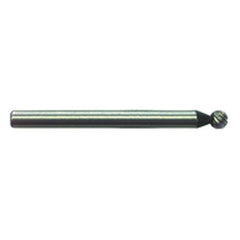 1/8 × 1/8″ SH Ball End Shape - HSS - Burr - USA Tool & Supply