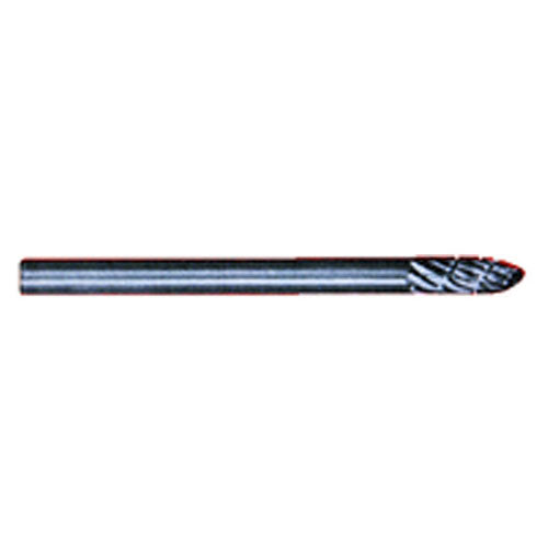 1/8 × 5/16 × 1/8″ SH Cone Shape - HSS - Burr - USA Tool & Supply