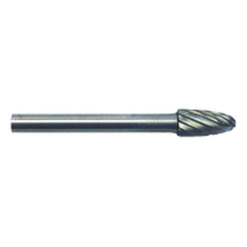 3/16 × 3/8 × 1/8″ SH Oval Shape - HSS - Burr - USA Tool & Supply