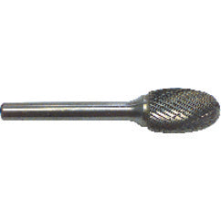 SE41 1/8X7/32 DOUBLE CUT BURR - USA Tool & Supply
