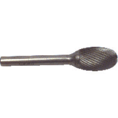 SE81 3/16X9/32 SINGLE CUT BURR - USA Tool & Supply
