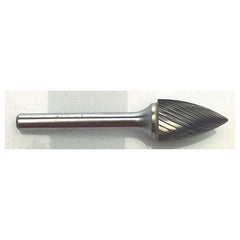 1/8 EdgeHog Flame Miniature Carbide Bur SH-41 Standard - USA Tool & Supply