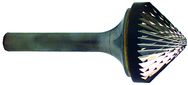SK9 1 x 1/2 x 1/4" SH Dbl Cut 90° Cone Shape - CBD - Burr - USA Tool & Supply