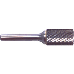 1/4 EdgeHog Cylindrical End Cut Carbide Bur SB-1 Std.Alt. Diamond (Double) - USA Tool & Supply