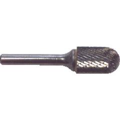 1/8 EdgeHog Cyl Radius End Miniature Carbide Bur SC-42 Std Alt Diamond (Double) - USA Tool & Supply