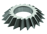 5 x 3/4 x 1-1/4 - HSS - 60 Degree - Right Hand Single Angle Milling Cutter - 24T - TiAlN Coated - USA Tool & Supply