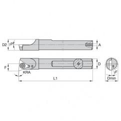 QSBI37555L STEEL SHANK BORING BAR - USA Tool & Supply