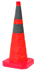 28" Reflective Pop Up Traffic Cone - USA Tool & Supply