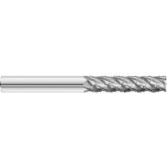 8mm Dia. x 64mm Overall Length 5-Flute Single End Composite End Mill - USA Tool & Supply