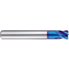 1.5X3 X2.2X40 4Fl SE H - 30 Stub Cut Corner Radius Extended Neck X-5070 Power End Mill - USA Tool & Supply