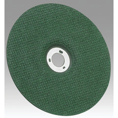 ‎3M Green Corps Depressed Center Wheel 24 Grit 4-1/2″ × 1/4″ × 5/8-11 - USA Tool & Supply