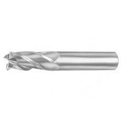 7mm Dia. x 63mm Overall Length 4-Flute Square End Solid Carbide SE End Mill-Round Shank-Center Cut-Uncoated - USA Tool & Supply