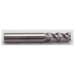 4mm Dia. - 57mm OAL - Alu-Speed CBD - 45° Helix HP End Mill - 2 FL - USA Tool & Supply