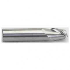 5/16" Dia. - 2" OAL -  Carbide for Aluminum ALU-S-45°-HP Stub End Mill - 2 FL - USA Tool & Supply