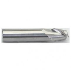 6mm Dia. - 57mm OAL - CBD for Aluminum ALU-S-45°-HP Stub End Mill - 2 FL - USA Tool & Supply