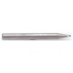 1.0mm Dia. - 50mm OAL - AlTiN - CBD - 30° - Center Cut - Mini Ball End - EM - 2 FL - USA Tool & Supply