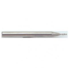 .024" Dia. - 1-1/2" OAL - AlTiN - 30° - Mini EM - 2 FL - USA Tool & Supply