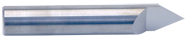 1/4" x 1/2" Split Length - SE - 30° Pt - Carbide Engraving Blank - USA Tool & Supply