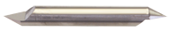 1/8" x 3/8" Split Length - DE - 60° Pt - Carbide Engraving Blank - USA Tool & Supply