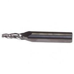 1/8" Dia. - 2-1/2" OAL - CBD - Tapered SE EM - 3 FL - USA Tool & Supply