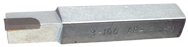 AL12 Brazed Tool Bit - 3/4 x 3/4 x 4-1/2'' OAL - USA Tool & Supply