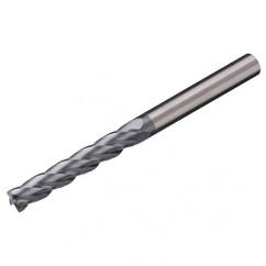 1/4 Dia. x 4 Overall Length 2-Flute Square End Solid Carbide SE End Mill-Round Shank-Center Cut-AlTiN - USA Tool & Supply