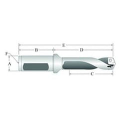 60320S-25FM Spade Drill Holder - USA Tool & Supply
