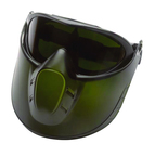 Capstone Shield - Shade 5 IR Lens - Green Frame - Goggle - USA Tool & Supply