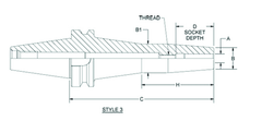 HSK63 6mm x 160mm - Shrink Fit Tool Holder - USA Tool & Supply