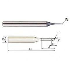 GMF19814 3/16 DIA .008R 2FL HP EM - USA Tool & Supply