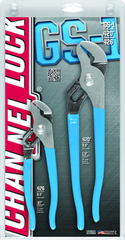 Channellock Tongue & Groove Plier Set -- #GS1; 2 Pieces; Includes: 6-1/2"; 9-1/2" - USA Tool & Supply